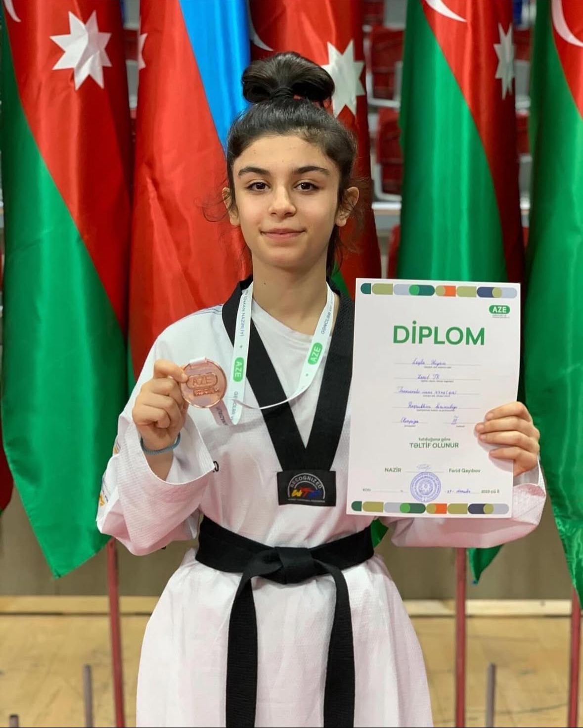 Leyla Əliyeva - Taekvondo